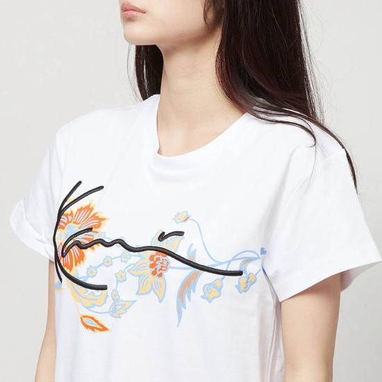 Karl Kani Γυναικεία κοντομάνικη μπλούζα Signature Flower Tee
